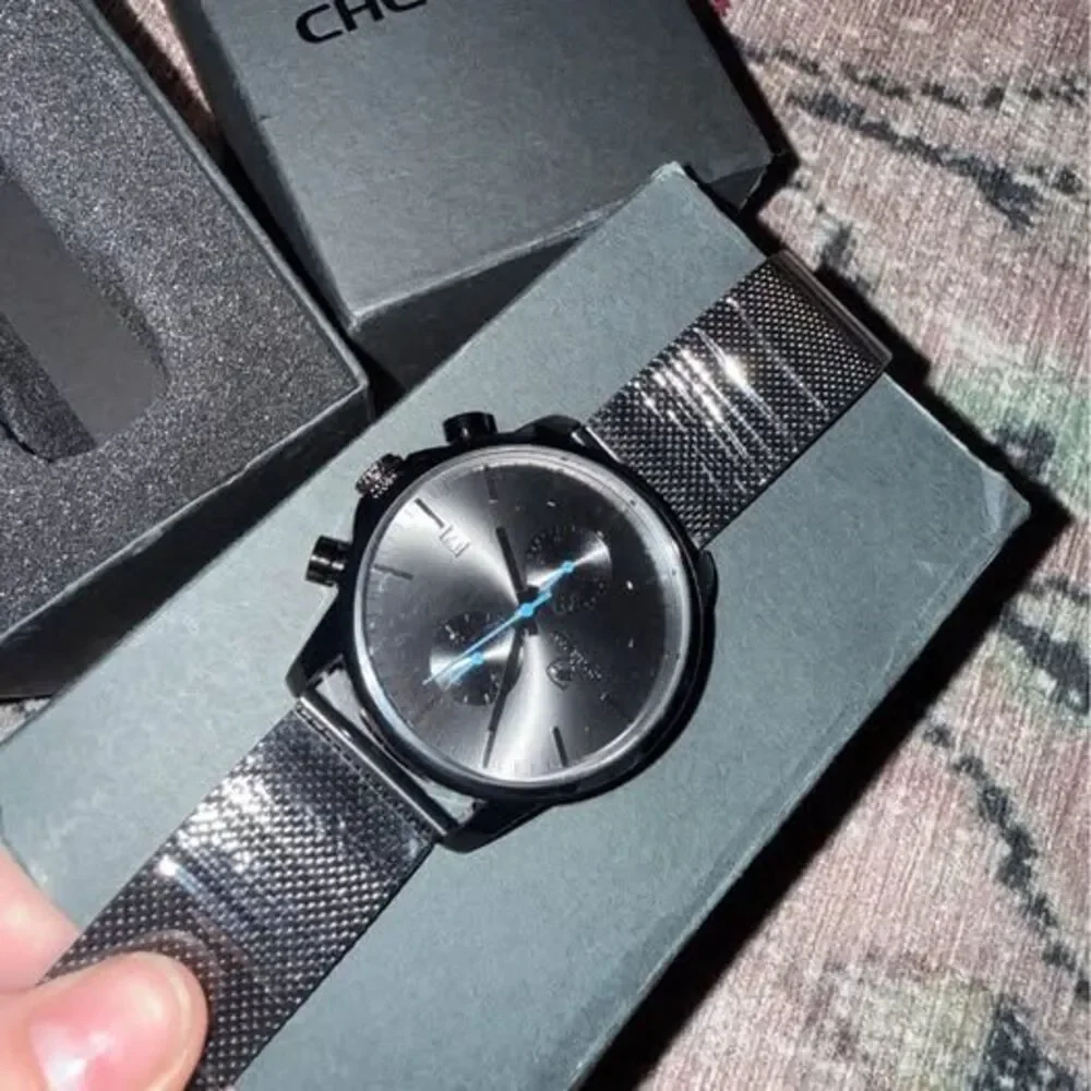 Cheetah Men's Black Chronograph Watch